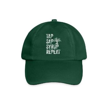 Maple Tree Essence Männer Frauen Lustig - Baseballkappe - Flaschengrün - Vorne