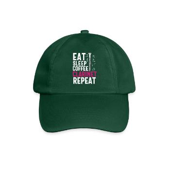 Joueur de clarinette pour fille Femmes Fille Drôle - Casquette classique - vert bouteille - Devant