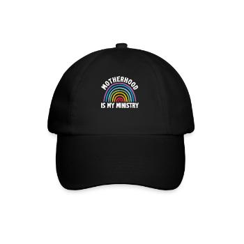 Motherhood Is My Ministry - Baseball Cap - black/black - Front