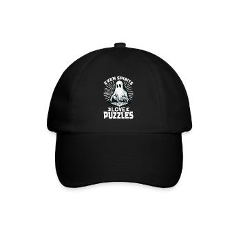 Puzzle Lover Jigzaw Puzzle Brettspiel Puzzler - Baseballkappe - Schwarz/Schwarz - Vorne