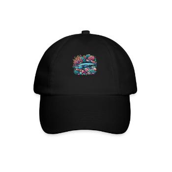 Wahoo Fish Catcher Fisher Pêcheur Pêche - Casquette classique - noir/noir - Devant