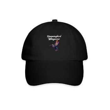 Hummingbird whisperer - Baseballkappe - Schwarz/Schwarz - Vorne