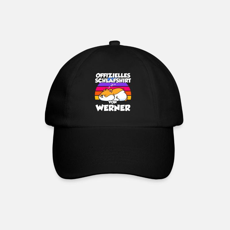 Offizielles Schlafshirt Von Werner - Baseballkappe - Schwarz/Schwarz