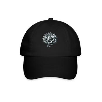 Schmied Metallarbeiter Klingenschmied Metall - Baseballkappe - Schwarz/Schwarz - Vorne
