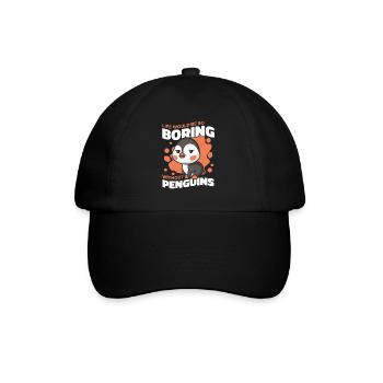 Life Would Be So Boring Without Penguins Seabird - Baseball Cap - black/black - Front
