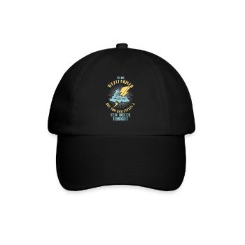 Je ne suis pas un météorologue - attendez-vous à ce qu’il y en ait quelques-uns - Casquette classique - noir/noir - Devant