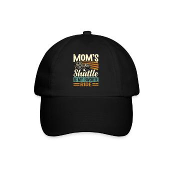 BADMINTON Moms Shuttle - Kids Shuttle - Baseball Cap - black/black - Front