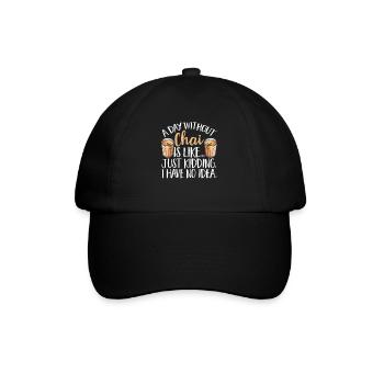 Chai Tee Masala Chai - Baseballkappe - Schwarz/Schwarz - Vorne