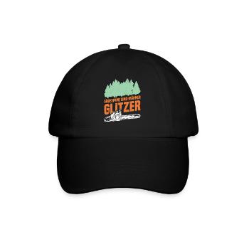 La sciure de bois, c’est le pailleté des hommes - Casquette classique - noir/noir - Devant