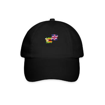 Zimbabwe Royaume-Uni Drapeau britannique Zimbabwéen - Casquette classique - noir/noir - Devant