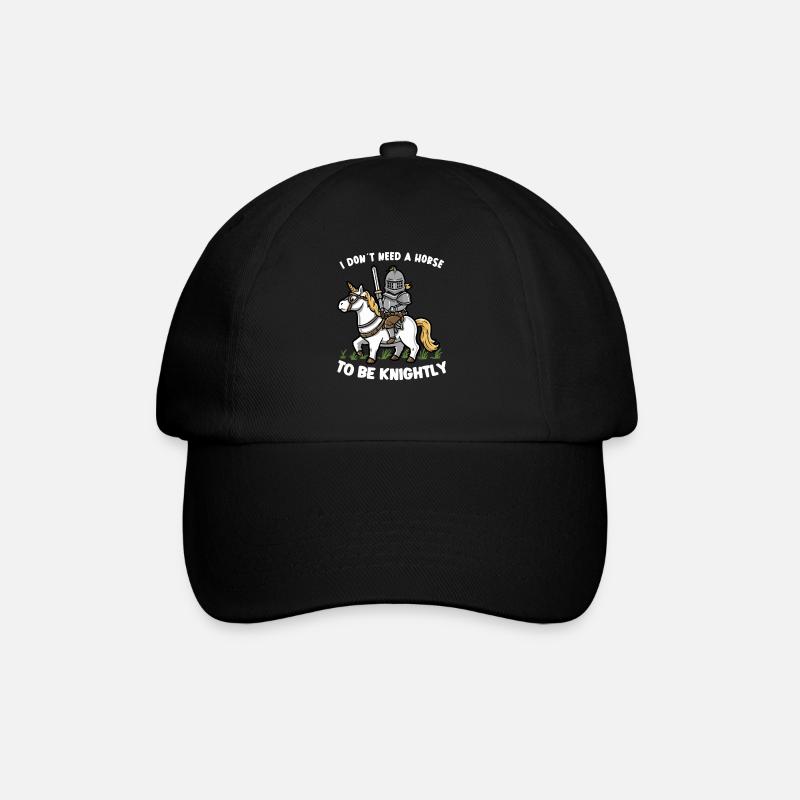 Chevalier Chevalier Armure Renaissance Médiévale - Casquette classique - noir/noir