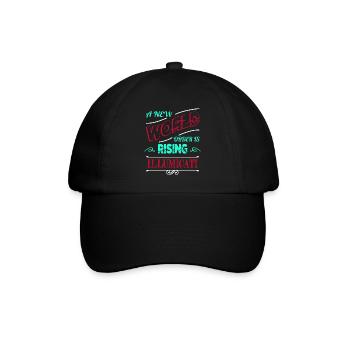 avocados cat humor animal lover present cats - Baseball Cap - black/black - Front