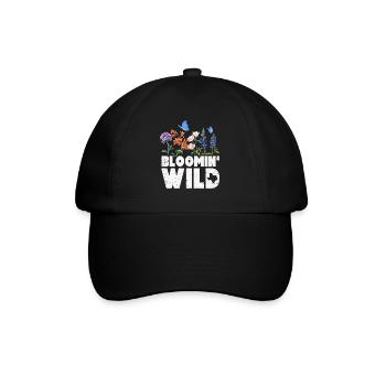 Wildflower Fields Wildflowers Bluebonnet - Baseball Cap - black/black - Front