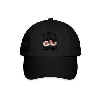Apportez la soupe douillette - Casquette classique - noir/noir - Devant