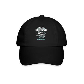 Sportschütze Spruch Schießsport Schießsportler - Baseballkappe - Schwarz/Schwarz - Vorne