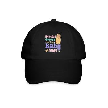 Nurse Baby Maternity Nurse - Baseball Cap - black/black - Front