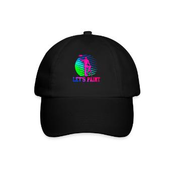 House Painter Decorator Retro 80s - Baseball Cap - black/black - Front