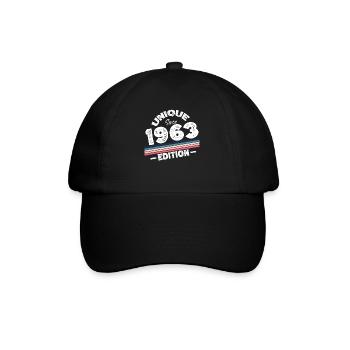 Unique depuis 1963 Edition Anniversaire Millésime 1963 - Casquette classique - noir/noir - Devant