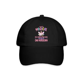 Cna Nursicorn like a normal Nursing Gift - Baseball Cap - black/black - Front