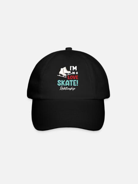 Ich Bin In Einer Liebesbeziehung - Baseballkappe - Schwarz/Schwarz