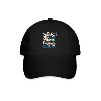 Working From Home - Employee of the Month - Baseball Cap - black/black - Front