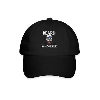 Giftidea Beard Men - Baseballkappe - Schwarz/Schwarz - Vorne