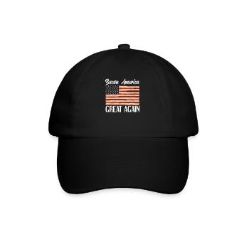 Drapeau des États-Unis Bacon - Casquette classique - noir/noir - Devant
