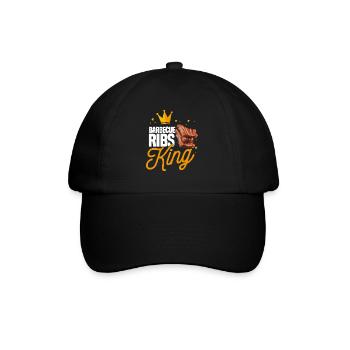 Barbecue Ribs King - Baseball Cap - black/black - Front