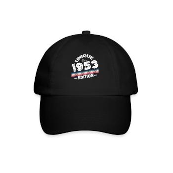 Unique Since 1953 Edition Birthday Vintage 1953 - Baseball Cap - black/black - Front
