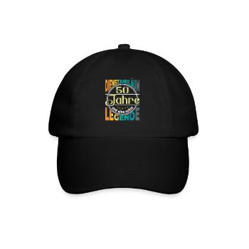 50th Anniversary Company Anniversary Gift - Baseball Cap - black/black - Front
