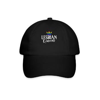 Lesbian Gifts - Baseballkappe - Schwarz/Schwarz - Vorne