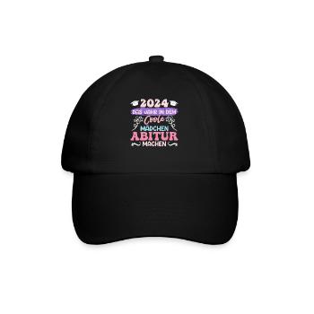 2024 The Year Cool Girls Graduate from High School - Baseball Cap - black/black - Front