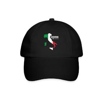Sardinia Italy Sardinia Map Region Italy - Baseball Cap - black/black - Front