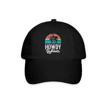 Lesbian Gifts - Baseballkappe - Schwarz/Schwarz - Vorne