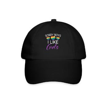 Lesbian Gifts - Baseballkappe - Schwarz/Schwarz - Vorne