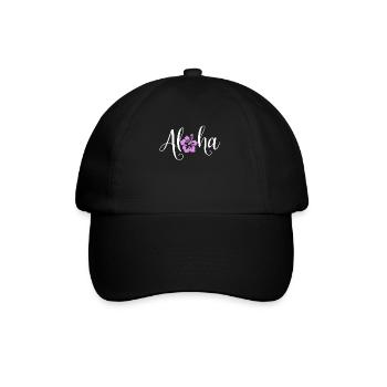 Hawaï Aloha Souvenir hawaïen - Casquette classique - noir/noir - Devant