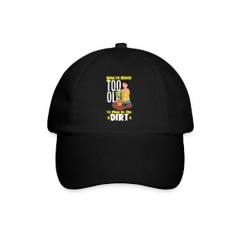 Jardinier, Jardinier, Jardinier, Jardinier Amateur, Plantes - Casquette classique - noir/noir - Devant