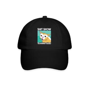 Mitarbeiter Verrückt Shit Show Teammitglied - Baseballkappe - Schwarz/Schwarz - Vorne