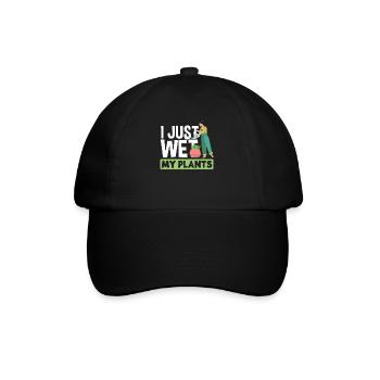 Jardinier, Jardinier, Jardinier, Jardinier Amateur, Plantes - Casquette classique - noir/noir - Devant
