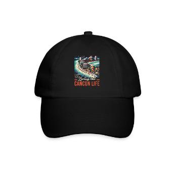 Cancun Mexico Pride Vacation Mexico Travel Mexican - Baseball Cap - black/black - Front