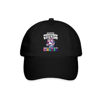 Unicorn Costume Carnival Carnival Carnival - Baseball Cap - black/black - Front