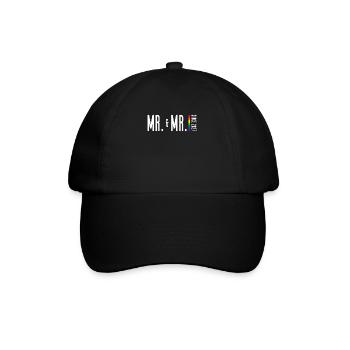 Mariage Gay Pride 2027 Mariage gay - Casquette classique - noir/noir - Devant