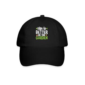 Jardinier, Jardinier, Jardinier, Jardinier Amateur, Plantes - Casquette classique - noir/noir - Devant