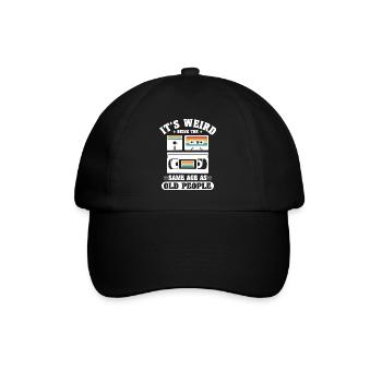 Pensioner Pension 50th 60th Birthday 80s 90s Gift - Baseball Cap - black/black - Front
