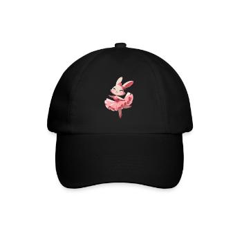 Bunny dancing - Baseball Cap - black/black - Front