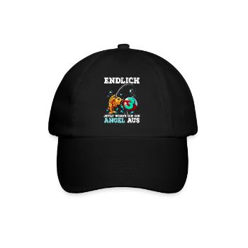 3 Birthday Angler Fishing - Baseball Cap - black/black - Front
