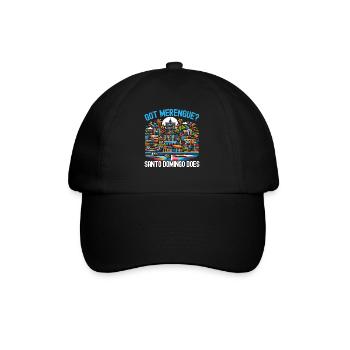 Santo Domingo Dominican Republic Travel Vacation - Baseball Cap - black/black - Front