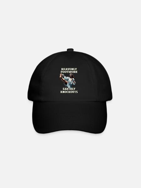 Drôle Muay Thaï Seigneur Jésus Boxe Thaïlandaise Kickboxing - Casquette classique - noir/noir