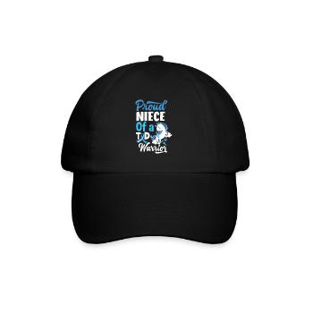 Cadeau pour diabétiques de type 1 pour diabétiques de type 1 - Casquette classique - noir/noir - Devant