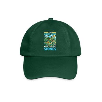 Great Wall Of China Travel Vacation Chinese - Baseball Cap - bottle green - Front